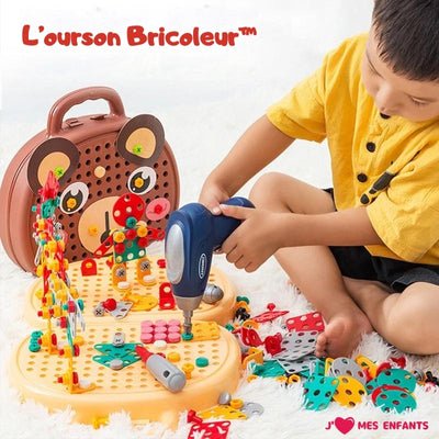 Atelier de maître d'œuvre - l'Ourson Bricoleur™ - J'aime mes enfants