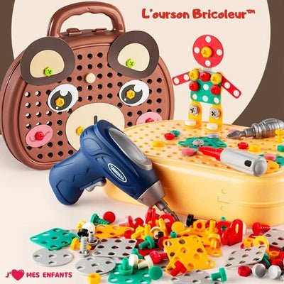 Atelier de maître d'œuvre - l'Ourson Bricoleur™ - J'aime mes enfants