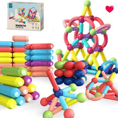 Bâtons et blocs créatifs aimantés - MagnetixPlay™ - J'aime mes enfants