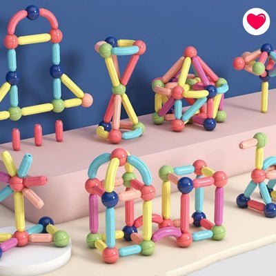 Bâtons et blocs créatifs aimantés - MagnetixPlay™ - J'aime mes enfants