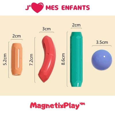 Bâtons et blocs créatifs aimantés - MagnetixPlay™ - J'aime mes enfants