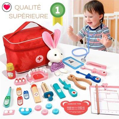 Kit médicale en bois pour enfant - Doctor-Kid™ - J'aime mes enfants