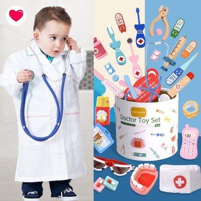 Kit médicale en bois pour enfant - Doctor-Kid™ - J'aime mes enfants