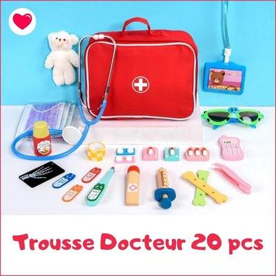 Kit médicale en bois pour enfant - Doctor-Kid™ - J'aime mes enfants