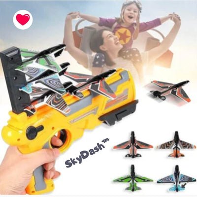 Lanceur d'avion en mousse - SkyDash™ - J'aime mes enfants