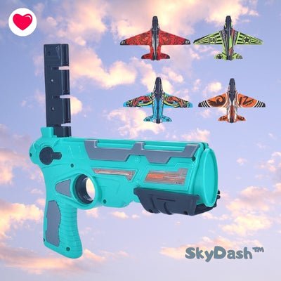 Lanceur d'avion en mousse - SkyDash™ - J'aime mes enfants