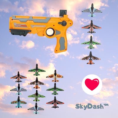 Lanceur d'avion en mousse - SkyDash™ - J'aime mes enfants