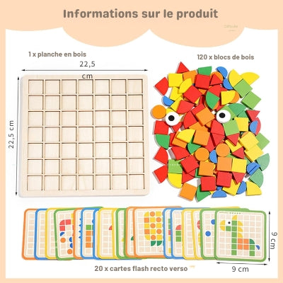 Puzzle Mosaïque en Bois Mosaikids™ 3 ans +