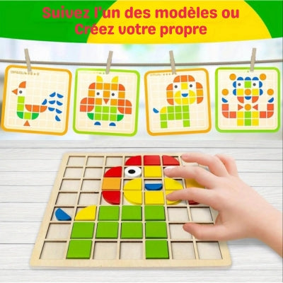 Puzzle Mosaïque en Bois Mosaikids™ 3 ans +