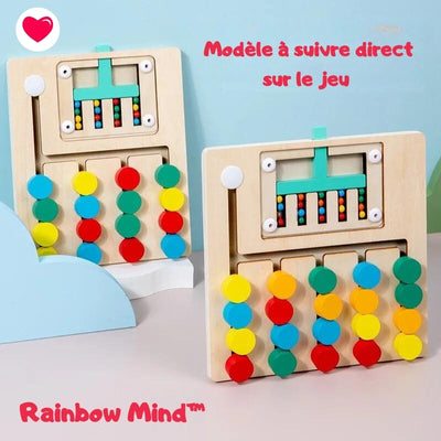 Jeu de logique Rainbow Mind™ de Montessori  3 ans +