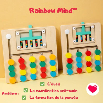 Jeu de logique Rainbow Mind™ de Montessori  3 ans +