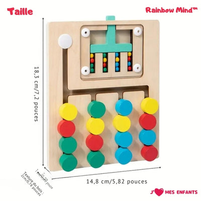 Jeu de logique Rainbow Mind™ de Montessori  3 ans +