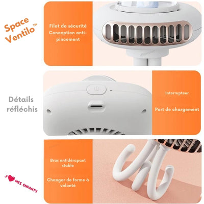 Ventilateur portatif  : Space Ventilo™ Rechargeable