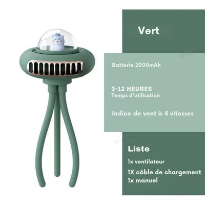 Ventilateur portatif  : Space Ventilo™ Rechargeable