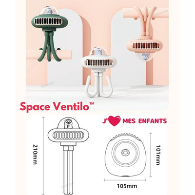 Ventilateur portatif  : Space Ventilo™ Rechargeable