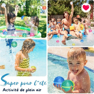 Ballons d'eau réutilisables - Magic Splash Balls™ 3 ans +