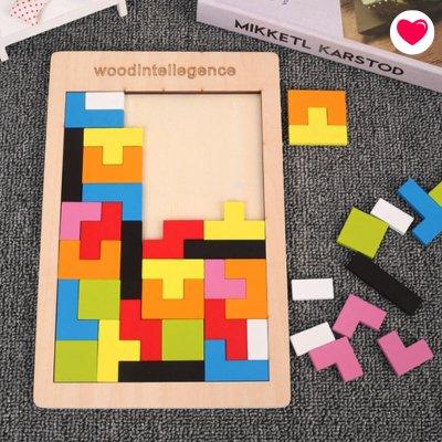 PureWoodPlay™ Puzzle d'imagination - J'aime mes enfants