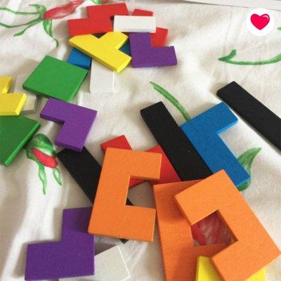 PureWoodPlay™ Puzzle d'imagination - J'aime mes enfants